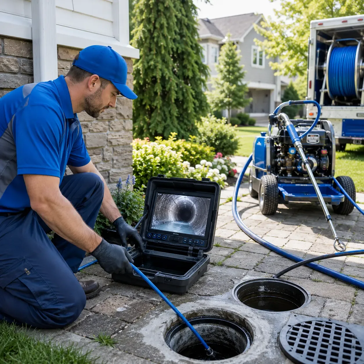 Outdoor drain cleaning professionals serving Warriormine, WV