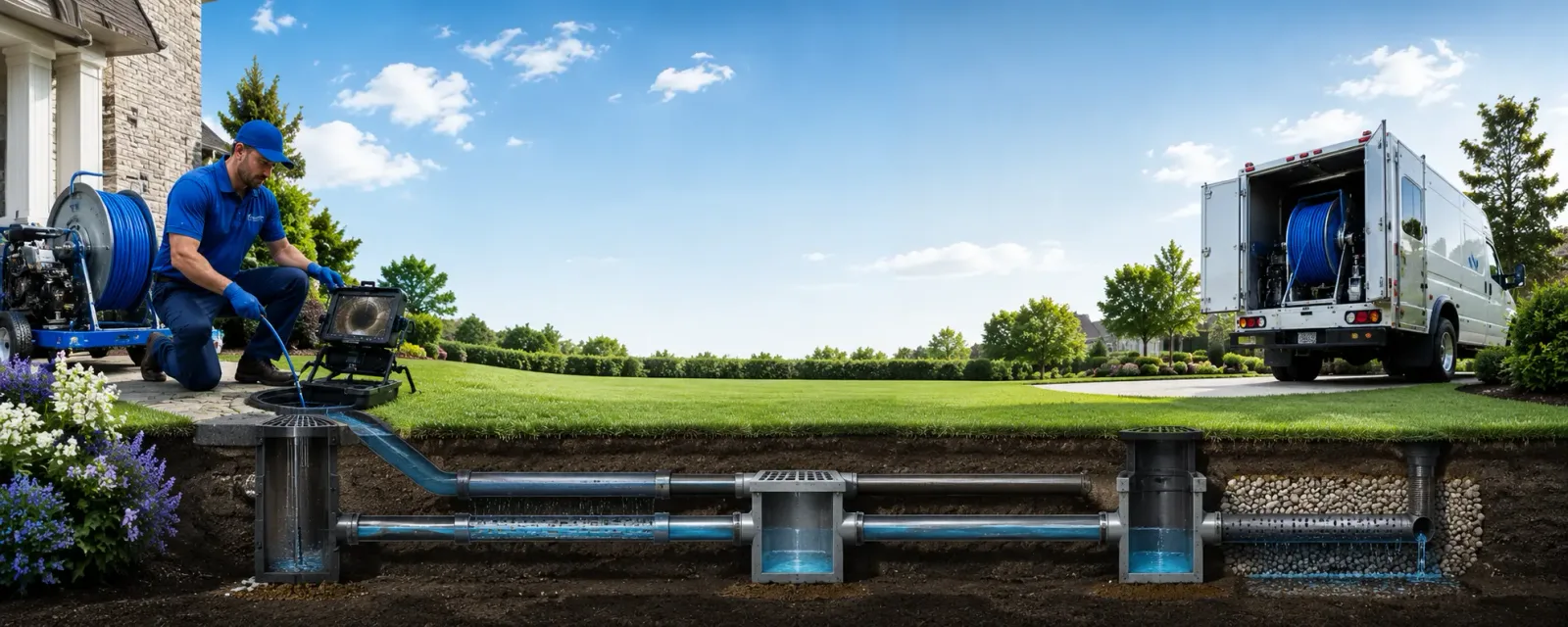 Outdoor drain cleaning information for Warriormine, WV